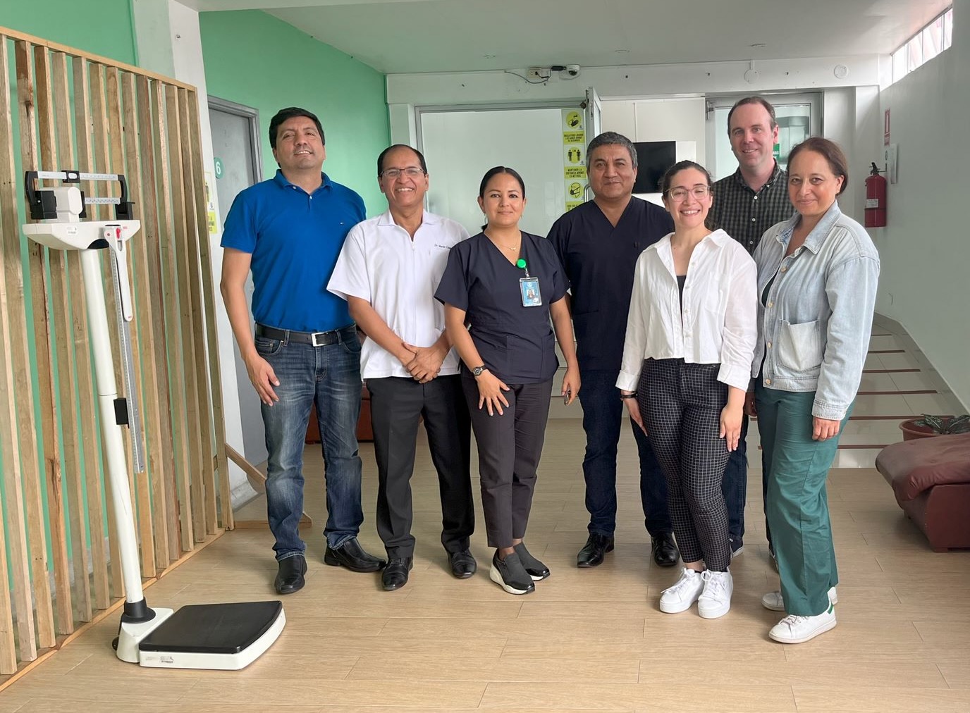 Members of the Center for Pathogen Genomics and Microbial Evolution team researching in Peru