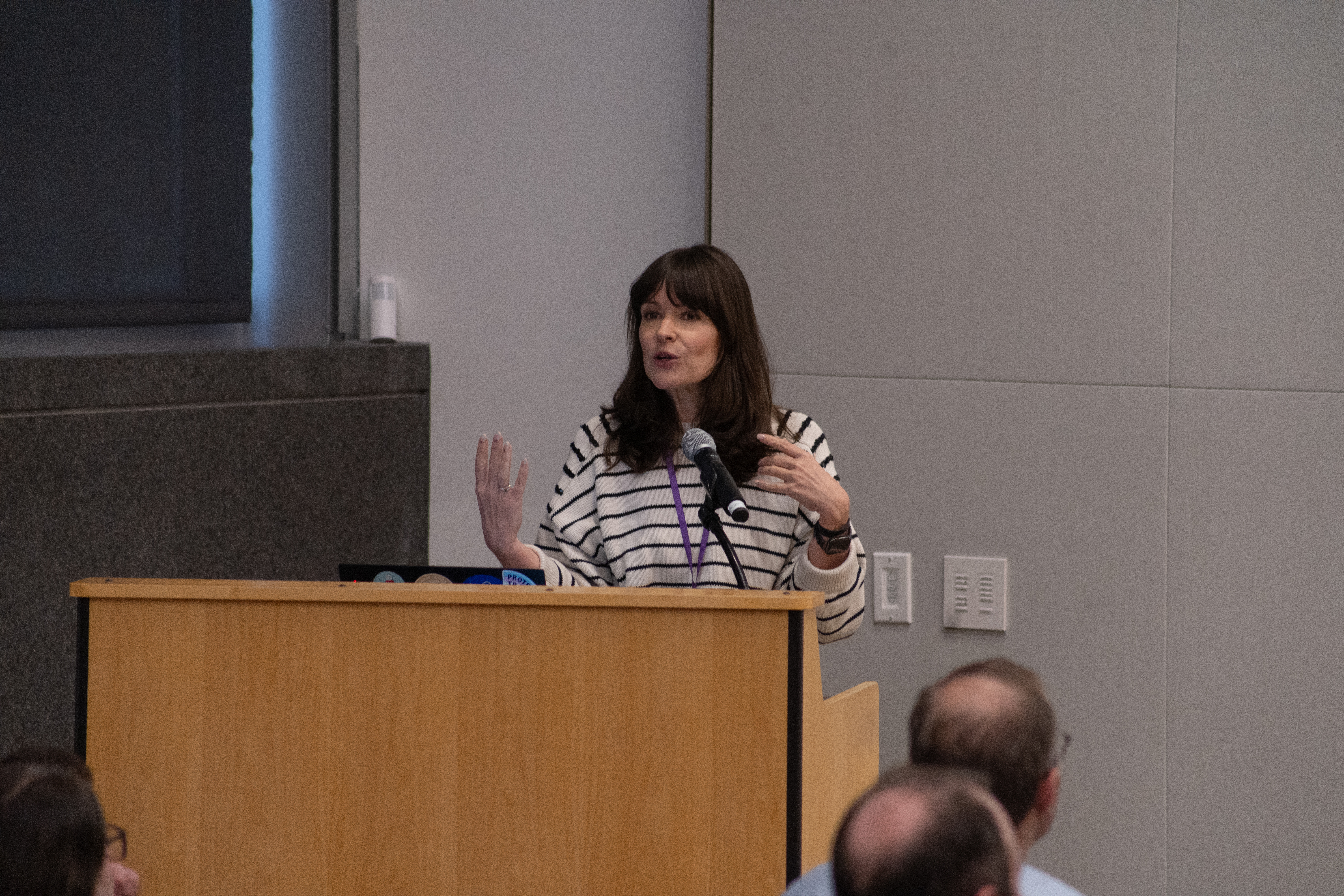 Jennifer Gardy, PhD presents the Pathogen Genomics Symposium keynote address